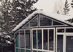 Кемеровская область, СНТ Нагорное. Остекление летнего домика системой из холодного алюминия mobile