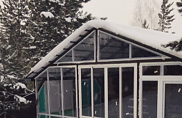 Кемеровская область, СНТ Нагорное. Остекление летнего домика системой из холодного алюминия tab